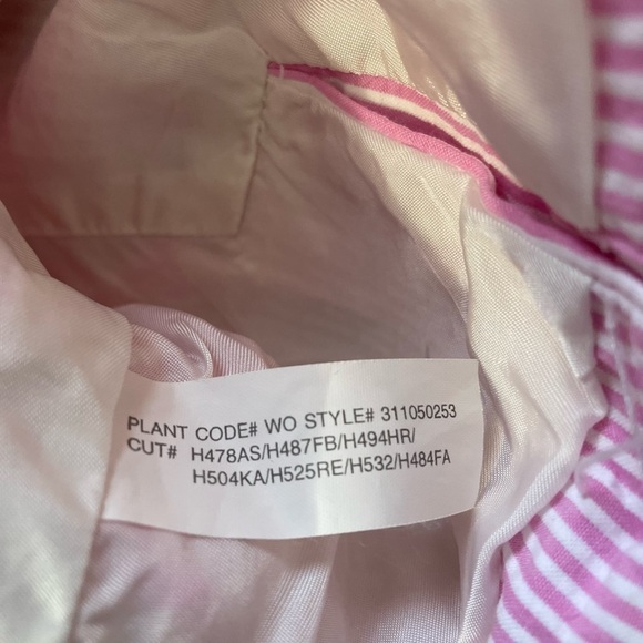 Ralph Lauren Toddler Girl Old Money Seersucker Blazer Pink Stripes size 4/4T - Picture 6 of 12